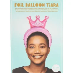 Merk Avec Folieballon Diadeem^ Feestartikelen