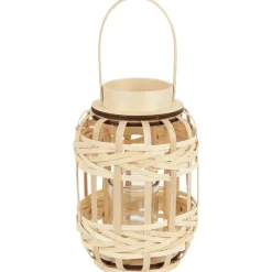 Merk Bamboe Lantaarn^ Kaarsenhouders