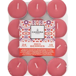 Candra Geurtheelichten Rode Bessen^ Kaarsen