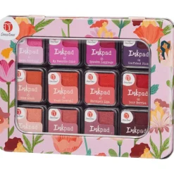 Office Essentials D Cotime Stempelkussens In Blik^ Kaarten