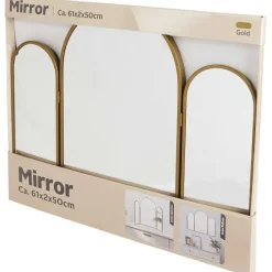 Merk Drieluik Spiegel^ Wanddecoratie