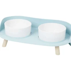 Merk Dubbele Voerbak Op Pootjes^ Dierenbenodigdheden