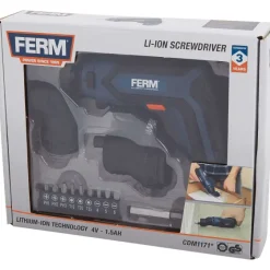 FERM Accu-Schroevendraaier^ Gereedschap