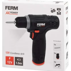 FERM Draadloze Boormachine^ Gereedschap