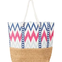 Spilbergen Gevlochten Strandtas^ Rugzakken