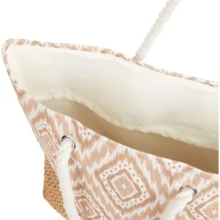 Spilbergen Gevlochten Strandtas^ Rugzakken