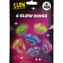 Merk Glow In The Dark-Ringen^ Feestartikelen