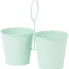 Merk Home Accents Duo Bloempot In Houder^ Bloempotten