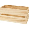 Merk Houten Krat Medium^ Woonaccessoires