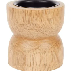 Merk Houten Theelichthouder^ Kaarsenhouders