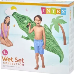 Intex Opblaaskrokodil^ Buitenspeelgoed
