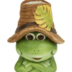 Merk Kikker- Of Kabouterbloempot^ Bloempotten