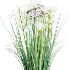 Merk Kunstgrashalm Met Bloemen En Vlinders^ Kunstplanten & -Bloemen