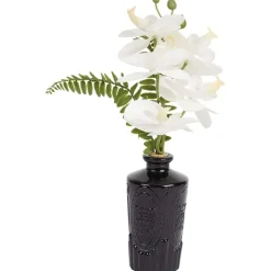 Merk Kunstorchidee In Glazen Flesje^ Kunstplanten & -Bloemen