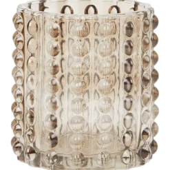 Merk Lumero Glazen Theelichthouder Met Reli F^ Kaarsenhouders