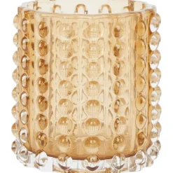 Merk Lumero Glazen Theelichthouder Met Reli F^ Kaarsenhouders