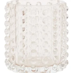 Merk Lumero Glazen Theelichthouder Met Reli F^ Kaarsenhouders