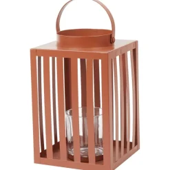 Merk Metalen Lantaarn^ Kaarsenhouders