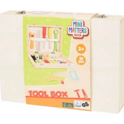 Mini Matters Houten Gereedschapskoffer^ Speelfiguren & -Sets
