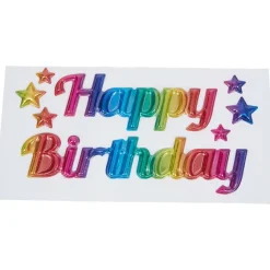Disney Party Universe Happy Birthday Ballon-Raamsticker^ Knutselen