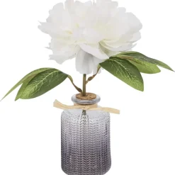 Merk Pioen Kunstbloem In Vaasje^ Kunstplanten & -Bloemen