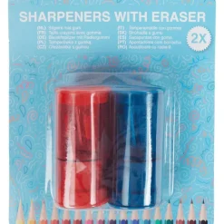 Office Essentials Puntenslijpers Met Gum^ Bureau Accessoires