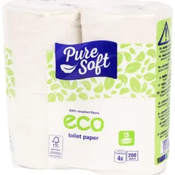 Pure Soft Eco Toiletpapier^ Toilet- & Keukenpapier