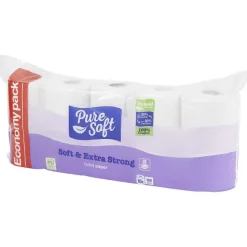 Pure Soft Toiletpapier Soft & Extra Strong^ Toilet- & Keukenpapier