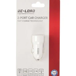 Re-load Usb Dual Auto-Snellader^ Powerbanks & Opladers