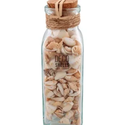 Merk Schelpen In Glazen Fles^ Woonaccessoires