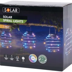 Merk Solar Spiraalverlichting Op Zonne-Energie^ Buitenverlichting