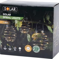 Merk Solar Spiraalverlichting Op Zonne-Energie^ Buitenverlichting