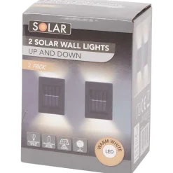 Merk Solar Up & Down Muurlampen^ Buitenverlichting