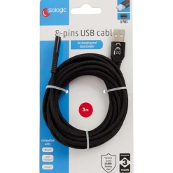Sologic Laad- En Datakabel 8-Pins^ Kabels & Splitters