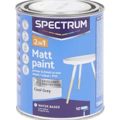 Spectrum 2-In-1 Matte Verf Cool Grey^ Verf