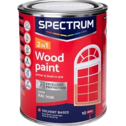 Spectrum 2-In-1 Zijdeglans Houtlak Ral 7036^ Verf