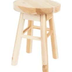 Studio Home Teakhouten Kruk^ Woonaccessoires