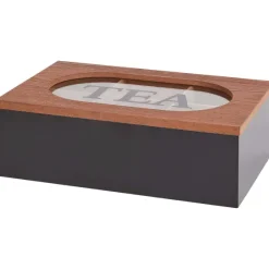 Merk Theebox Met Tekst^ Woonaccessoires