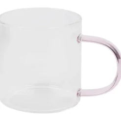 Merk Theeglas Met Gekleurd Oor^ Servies