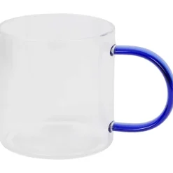 Merk Theeglas Met Gekleurd Oor^ Servies