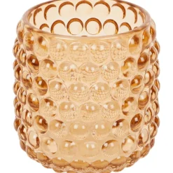 Merk Theelichthouder Met Bolletjes^ Kaarsenhouders