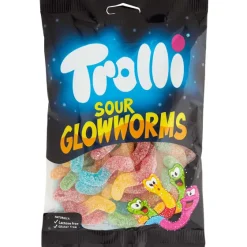 Trolli Zure Glimwormen^ Drop & Snoep