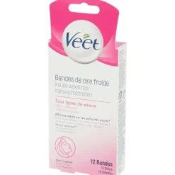 Veet Koude Gezichtswaxstrips^ Ontharen & Scheren