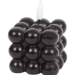 Candra Vierkante Ledkaars Met Bolletjes^ Kaarsen