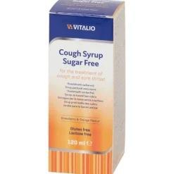 Kinzo Vitalio Hoestdrank Aardbei & Sinaasappel^ Gezondheid