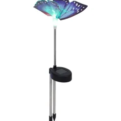 Merk Vlinder Tuinsteker Met Solarverlichting^ Tuindecoratie