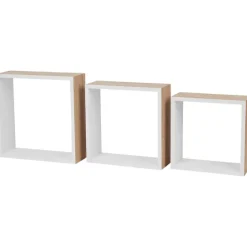 Merk Wandkubus-Set^ Woonaccessoires