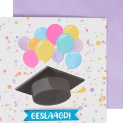 Office Essentials Wenskaart 'Geslaagd'^ Kaarten