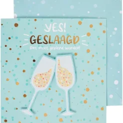 Office Essentials Wenskaart 'Geslaagd'^ Kaarten