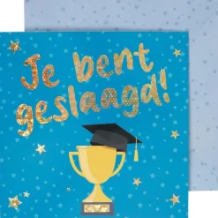 Office Essentials Wenskaart 'Geslaagd'^ Kaarten